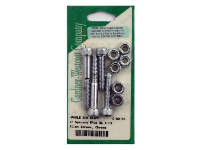 Hovedbilde HANDLEBAR TOP CLAMP MOUNT KIT, ALLEN, Skrue Sett
