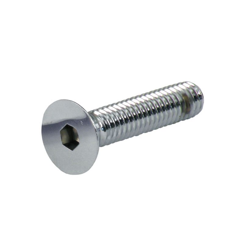 3/8-16 x 3 inch flathead allen bolt chr.