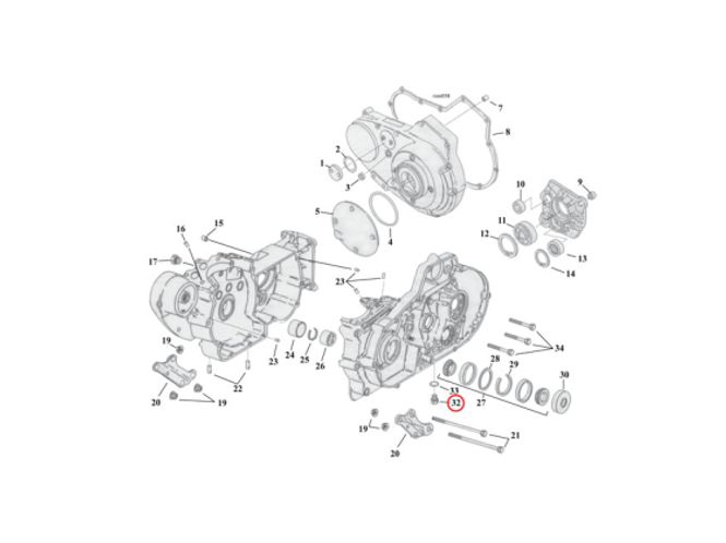 Hovedbilde DRAIN PLUG, MAGNETIC, Tappe plugg oljetank