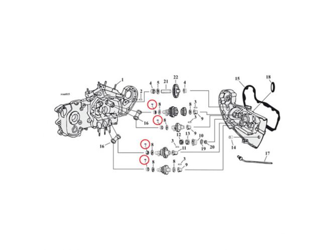 Hovedbilde CAMSHAFT NEEDLE BEARING, kam lager