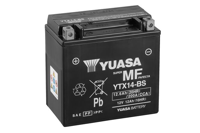 Hovedbilde YUASA batteri ytx14-bs