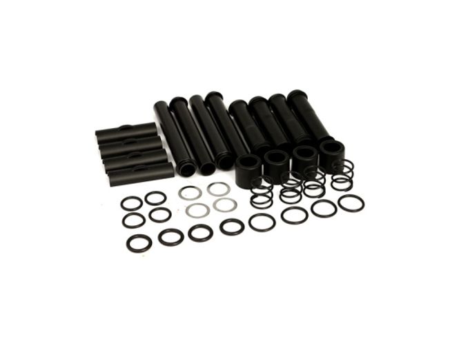 Hovedbilde COMPLETE TWIN CAM PUSHROD COVER KIT. BLACK, TWIN CAM PUSHROD COVER ...