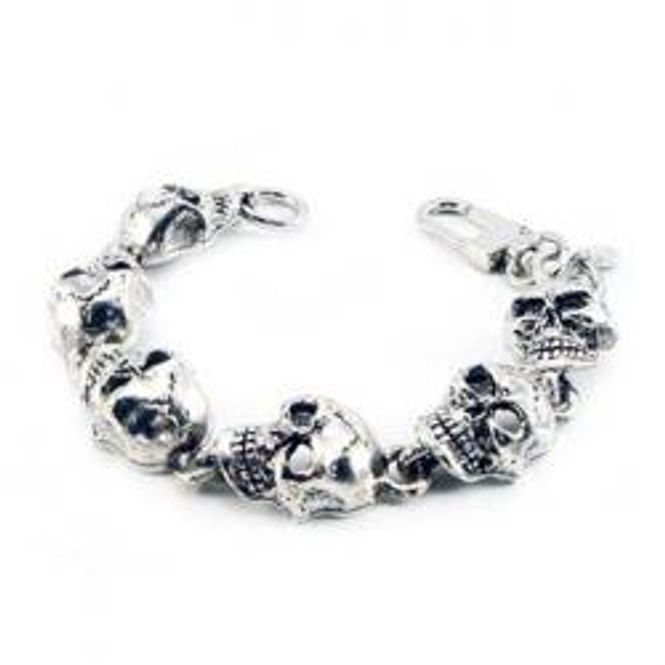 Hovedbilde AMIGAZ MONSTER SKULL CHAIN BRACELET 8,5