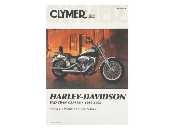 Hovedbilde CLYMER SERVICE MANUAL 99-05 DYNA