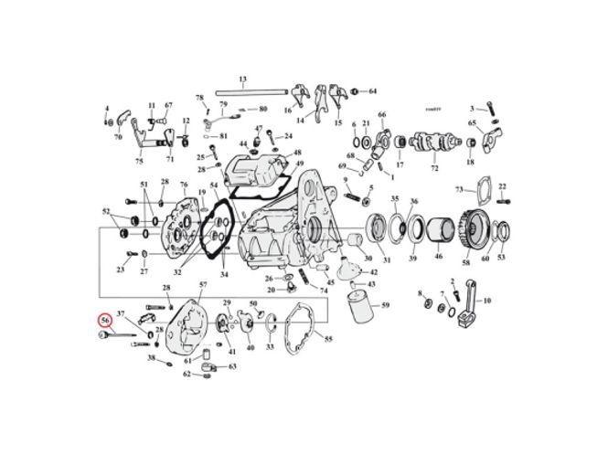 Hovedbilde TRANSM. FILL PLUG 36-86 4 & 5 SPEED B.T.