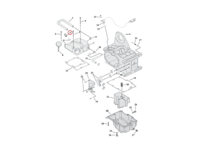 Hovedbilde  Nøytral bryter. Gear 98-00 Evo B.T., Twin Cam
