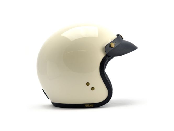Hovedbilde ROEG JETTSON HELMET VINTAGE WHITE, Halvhjelm str xs