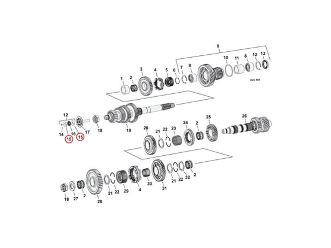 Hovedbilde THRUST WASHER, CLUTCH THROW-OUT BEARING