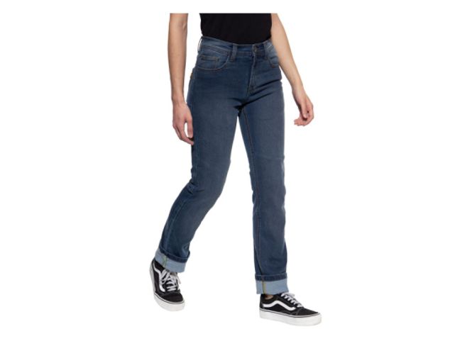 Hovedbilde QUEEN KEROSIN MOTOGEAR JEANS LIGHT BLUE, Kjøre bukse dame