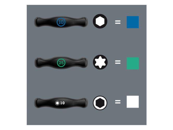 Hovedbilde set T-handle Hex plus inches, 7 pieces, Verktøy