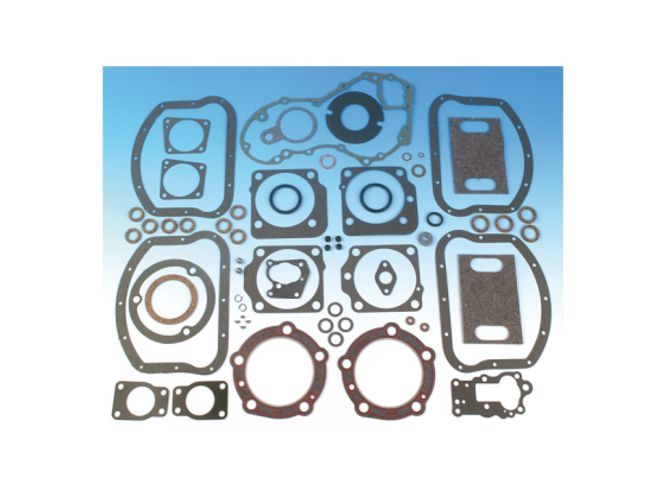 Hovedbilde motor gasket kit. Panhead, Paknings sett motor