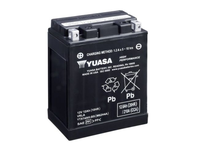 Hovedbilde YUASA batter YTX14AH-BS, batteri
