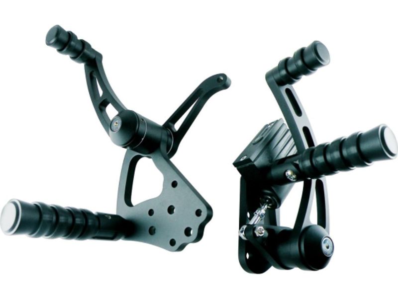 Billet Forward Control Kit Black 5/8