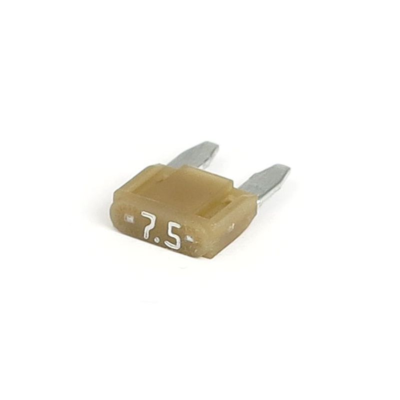 Mini fuse with LED indicator. Brown, 7.5A