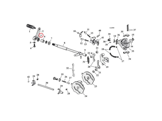 Hovedbilde OIL SEAL, TRANSM. SHIFTER SHAFT, O ring