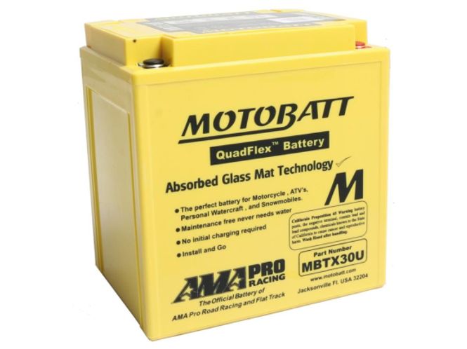 Hovedbilde AGM, 390 A, 32.0 Ah.97-22 Touring, 09-22 Trike, Batteri
