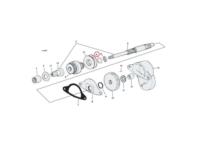 Hovedbilde RETAINING RINGS, STARTER SHAFT